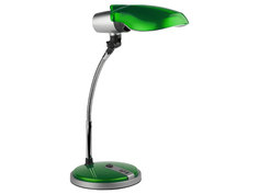 Настольная лампа ЭРА NE-301 Зеленый, металл / Хром, металл ERA