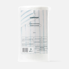 Сухие полотенца Самокат универсальные, в рулоне, 150 шт.