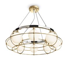 Подвесная люстра Maytoni Modern Carcass MOD312PL-08GCH