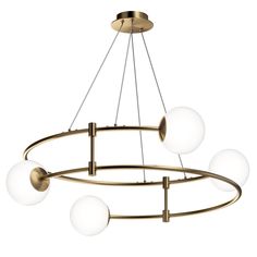 Подвесная люстра Maytoni Modern Balance MOD317PL-04G