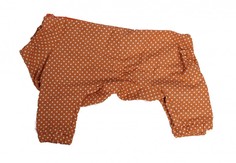 Комбинезон для собак Lion LM2886-02, унисекс, коричневый, S, длина спины 25 см