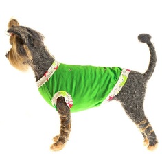 Футболка Happy Puppy Спорт для собак (Зеленый, 24*25*39 см, Унисекс)