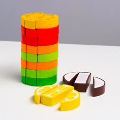 Логический игровой набор «Башня. Фрукты», 30 деталей Томик