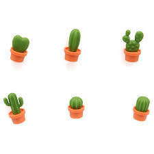 Магниты Cactus, 6 шт. Qualy