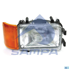 Фара головная правая без корректора DAF Sampa