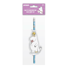 Наборы для младших классов Moomin карандаш с блокнотом