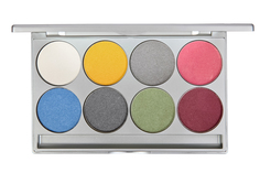 Тени-румяна в палитре 8 цв. с зеркалом/Eye Shadow Palette 8 col. 20 гр. (Цв: Iridescent) No Brand