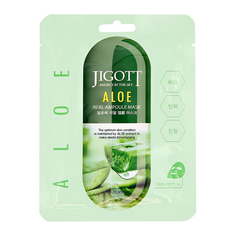 Маска для лица JIGOTT с экстрактом алоэ вера тонизирующая, 27 мл