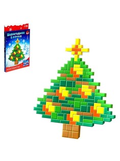 Конструктор Unicon Новогодняя елочка, 134 детали