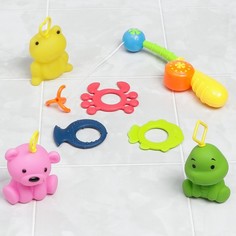 Игрушки для ванной Крошка Я Рыбалка, 6 шт, малышей