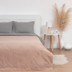 Покрывало LoveLife Евро Макси 240х210±5 см, цвет коричневый, микрофайбер, 100% п/э No Brand