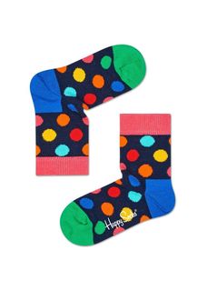 Носки детские Happy socks Kids Big Dot Sock KBDO01 цв. разноцветный р. 20