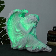 Светящаяся фигура "Ангел дева сидя большая" 45х35х39см Хорошие сувениры