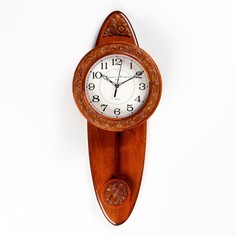 Настенные часы, с маятником "Ноктюрн", 48.5 х 19 х 7 см No Brand