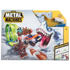 Игровой набор Zuru Metal Machines с машинкой, трек Акула 6760