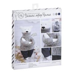 Арт Узор мягкая игрушка Домашний медведь Кристиан, 18х22х3,6 см