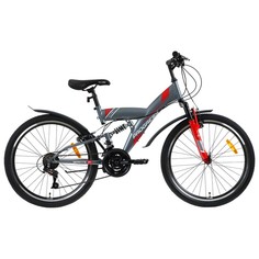 Велосипед 24" Progress Sierra FS RUS, цвет серый, размер 15" No Brand