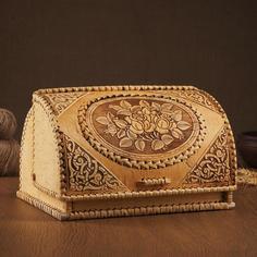 Хлебница Алый букет No Brand