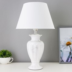 Лампа настольная "Вазалия" 1хЕ27 40Вт серый 28х28х45 см No Brand