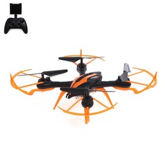 Квадрокоптер LH-X20WF, камера, передача изображения на смартфон, Wi-FI, цвет чёрно-оранжев No Brand