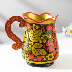 Кувшин «Ягодка», без крышки, 18,5×12×19 см, хохлома No Brand