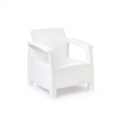 Кресло «Ротанг», 73 × 70 × 79 см, без подушки, цвет белый Alternativa