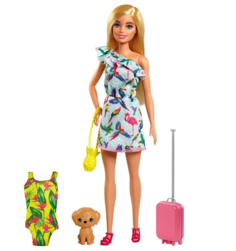 Игровой набор Barbie Семья Скиппер с питомцем и аксессуарами арт. GRT87