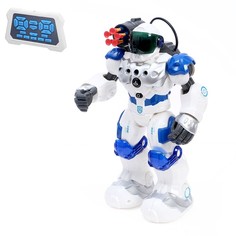 Робот радиоуправляемый, интерактивный Полицейский, световые эффекты, русское озвучивание Zhorya