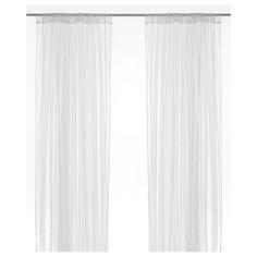 Гардины ЛИЛЛЬ, размер 280х300 см, цвет белый Ikea