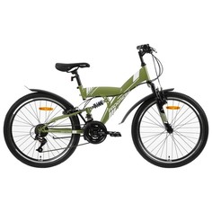 Велосипед 24" Progress Sierra FS RUS, цвет хаки, размер 15" No Brand