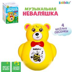 Неваляшка ZABIAKA Мишутка звуковые эффекты, в коробке Забияка