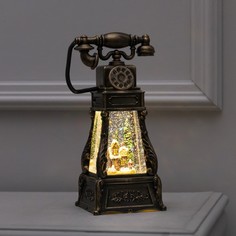 Светодиодная фигура «Телефон с домиком» 13 × 26 × 11 см, USB, свечение тёплое белое Luazon Lighting