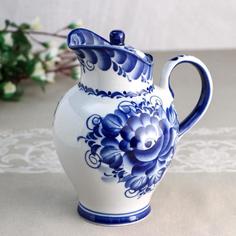 Кувшин "Ручеек", 1л, гжель No Brand