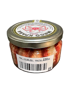 Мясо камчатского краба Морская палитра фаланги натуральные, 230гр