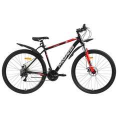 Велосипед 29" Progress Anser MD RUS, цвет черный/красный, размер 17" No Brand