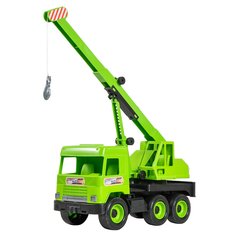 Машинка Тигрес Middle Truck Кран цв. зеленый 39483
