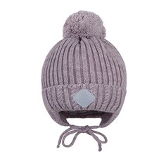 Шапка для мальчиков Чудо-Кроха бежевая р 50-52