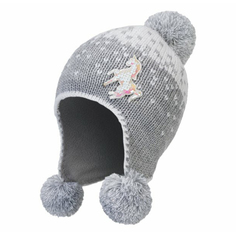 Шапка детская Marhatter, серо-белый, р. 48
