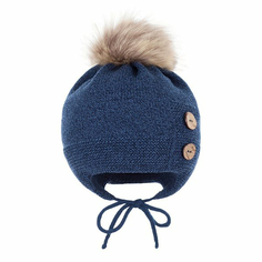 Шапка детская Чудо-кроха, синий, р. 48