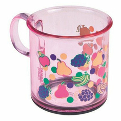 Чашка Canpol с нескользящим дном розовая 170 мл