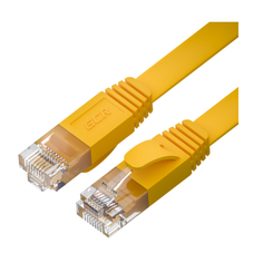 Патч-корд GCR GCR-LNC65 UTP кат 6 кабель для интернета плоский 5метров