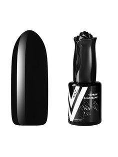 Гель лак Vogue Nails, набор для ногтей цветной для маникюра, без эффектов, черный, 10 мл