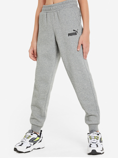Брюки для мальчиков PUMA Ess Logo, Серый, размер 153-164