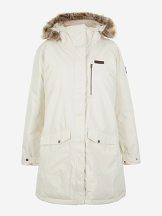 Куртка утепленная женская Columbia Suttle Mountain Long Insulated Jacket, Plus Size, Белый, размер 54-56