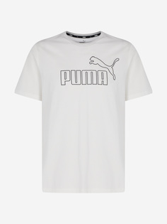 Футболка мужская PUMA ESS Elevated, Белый, размер 50-52