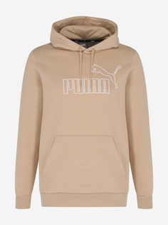 Худи мужская PUMA ESS+ Big Embroidery, Бежевый, размер 42-44