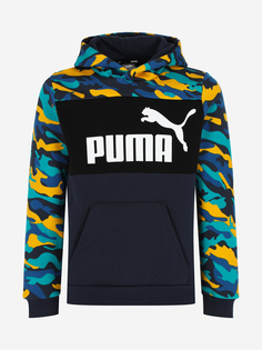 Худи для мальчиков PUMA Ess+ Camo, Синий, размер 165-176