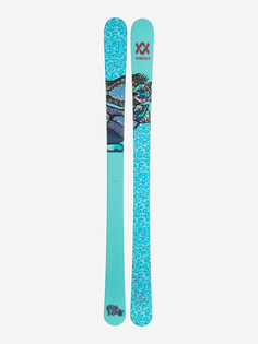 Горные лыжи детские Volkl Bash W vMotion + Marker Kids 7.0 VMotion Jr., Голубой, размер 148