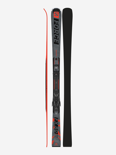 Горные лыжи + крепления Salomon E S/Force Fx.80 + M11, Серый, размер 163