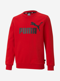 Свитшот для мальчиков PUMA Ess Big Logo, Красный, размер 153-164